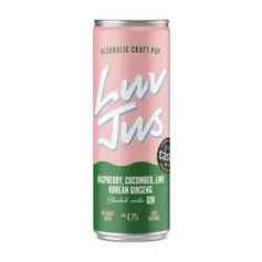 LuvJus Raspberry Lime & Gin Drink 250ml
