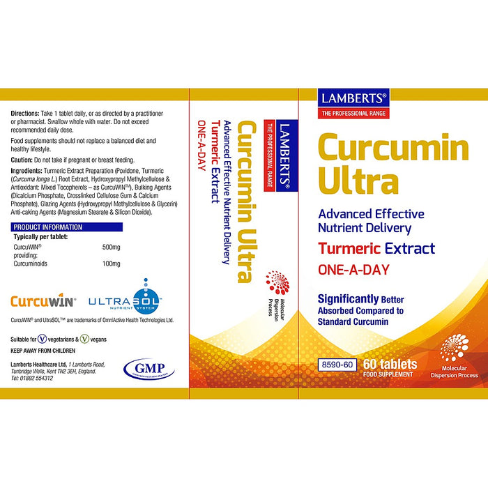 Lamberts Curcumin Ultra 60 Tablets