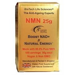BioTech Life Sciences NMN 25 grams Ultra Pure >99.5% 100 Servings