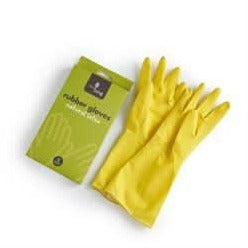 Ecoliving Natural Latex Rubber Gloves - Small