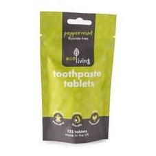 Ecoliving Toothpaste Floride Free 125 Tablets
