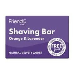Friendly Soap Shaving Bar - Orange & Lav 95g