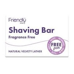 Friendly Soap Shaving Bar - Fragrance Free 95g