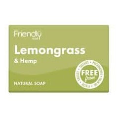Friendly Soap Lemongrass & Hemp Soap 95g