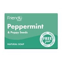 Friendly Soap Peppermint & Poppy Seeds Soap 95g