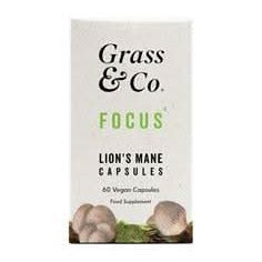 Grass and Co FOCUS Lion's Mane Mushrooms 60 Capsules