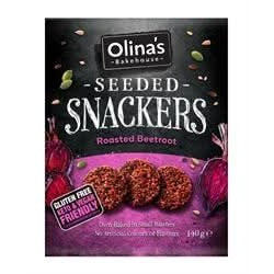 Olinas Bakehouse Seeded Snackers Roast Beetroot 140g