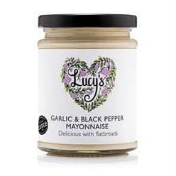 Lucys Dressings Garlic and Pepper Mayonnaise 240g