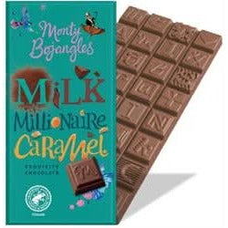 Monty Bojangles Milk Millionaire Caramel Bar 150g