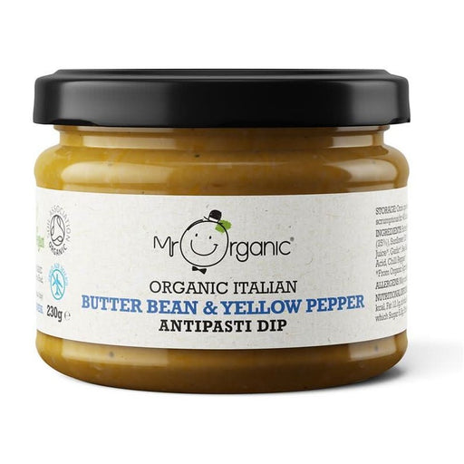Mr Organic Butter Bean & Yellow Pepper Dip 230g