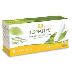 Organyc Tampon-Regular (no applicator) x 16