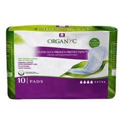 Organyc Maximum Incontinence Pads x 10