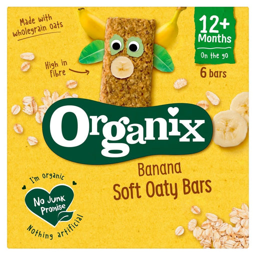 Organix Banana Oat Bar 6 x 23g