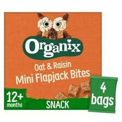 Organix Oat & Raisin Flap Jack 4 x 20g