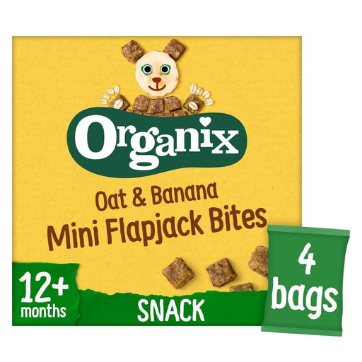 Organix Oat & Banana Flap Jacks 4 x 20g