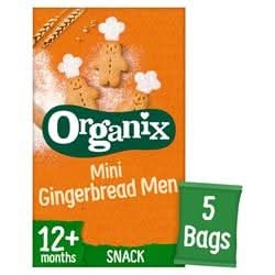 Organix Mini Gingerbread Men 5 x 20g