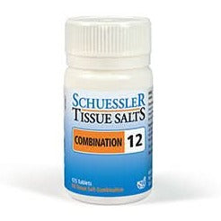 Schuessler Combination 12 Tissue Salts 125 Tablets