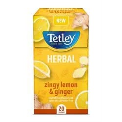 Tetley Zingy Lemon & Ginger 20 Bags