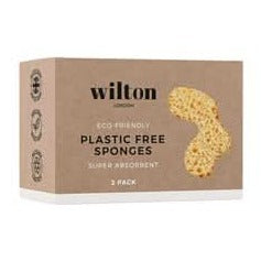 Wilton London Plastic Free Sponge Twin Pack