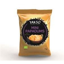 Yakso Organic Mini Pappadums 75g