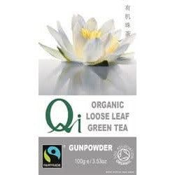 Qi Organic Loose Gunpowder Tea 100g