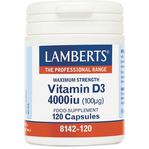 Lamberts Vitamin D3 4000iu (100µg) 120 Capsules