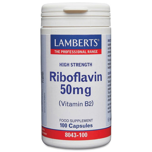 Lamberts Riboflavin 50Mg (Vitamin B2) 100 Capsules