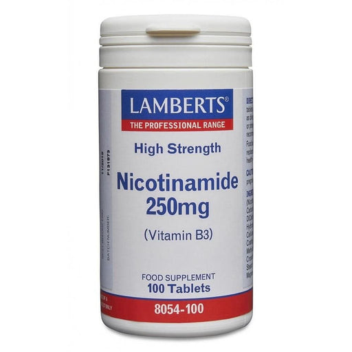 Lamberts Nicotinamide 250Mg (Vitamin B3) 100 Tablets