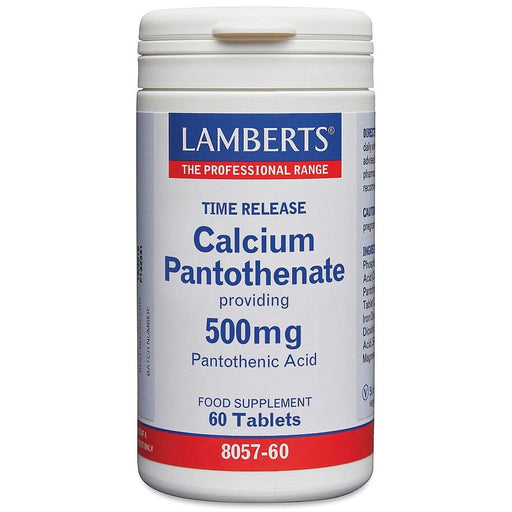 Lamberts Calcium Pantothenate 500Mg Time Release 60 Tablets