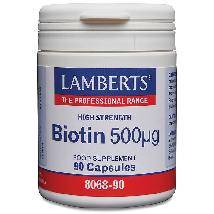 Lamberts Biotin 500mg 90 Capsules