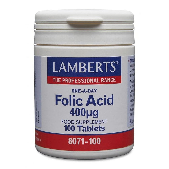 Lamberts Folic Acid 400ΜG 100 Tablets