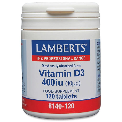 Lamberts Vitamin D3 400 I.U. (10ΜG) 120 Caps