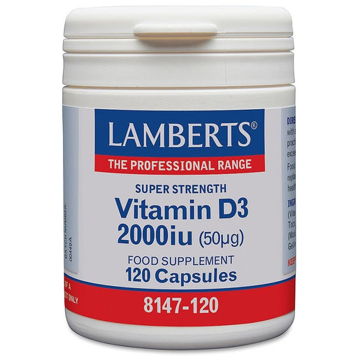 Lamberts Vitamin D3 2000 I.U. (50ΜG) 120 Caps