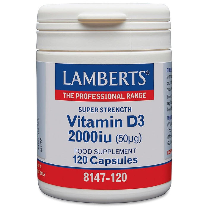 Lamberts Vitamin D3 2000 I.U. (50ΜG) 120 Caps