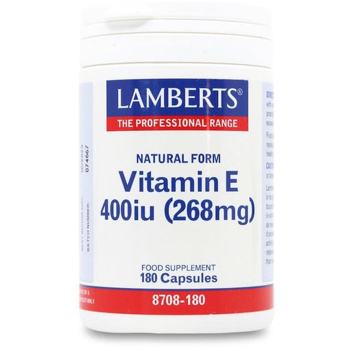 Lamberts Natural Vitamin E 400 I.U. 180 Caps