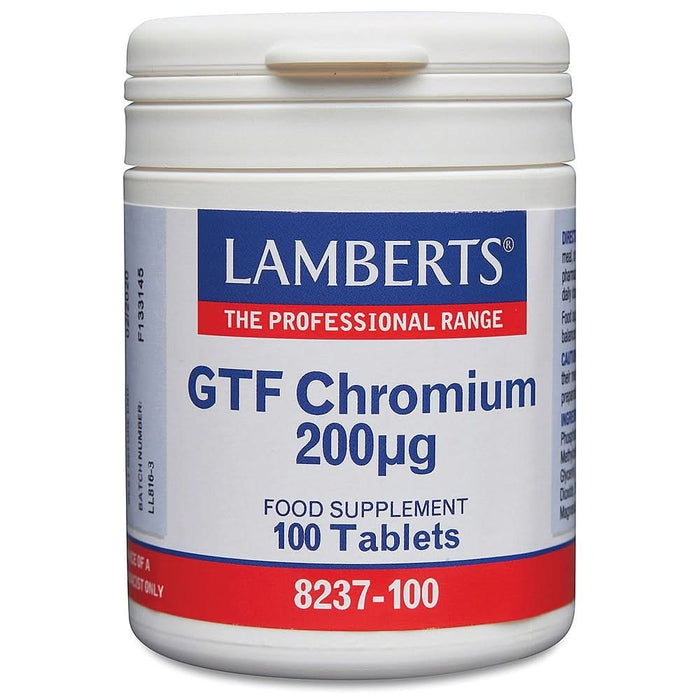 Lamberts GTF Chromium 200ΜG 100 Tablets