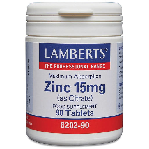 Lamberts Zinc 15mg (As Citrate) 90 Tabs