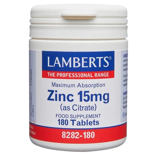 Lamberts Zinc 15mg (As Citrate) 180 Tablets