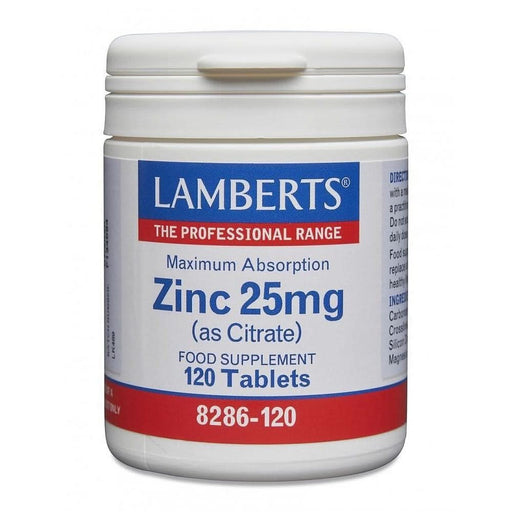 Lamberts Zinc Citrate 25mg 120 Tabs