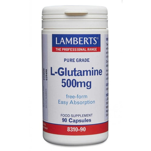 Lamberts L-Glutamine 500mg 90 Caps
