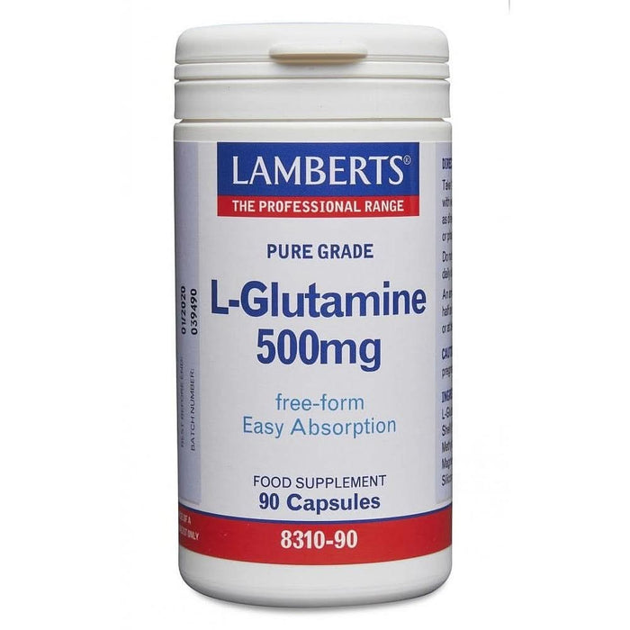 Lamberts L-Glutamine 500mg 90 Caps