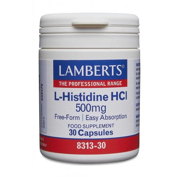 Lamberts L-Histidine 500Mg 30 Tablets