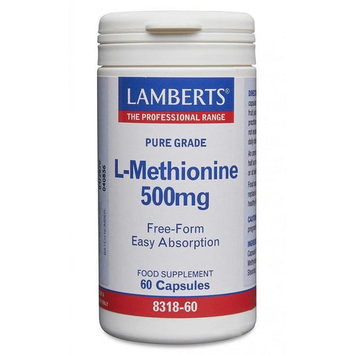 Lamberts L-Methionine 500Mg 60 Caps