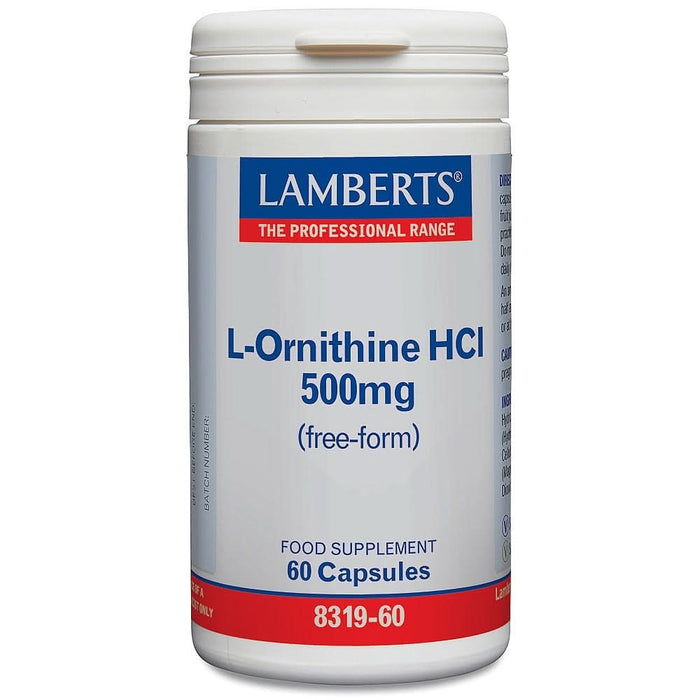 Lamberts L-Ornithine 500Mg 60 Tablets