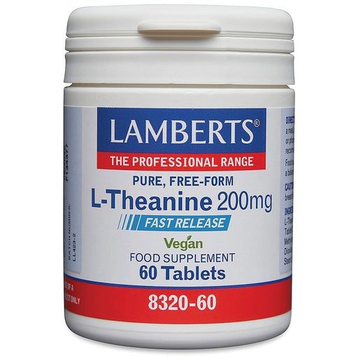 Lamberts L-Theanine 200Mg Fast Release 60 Capsules