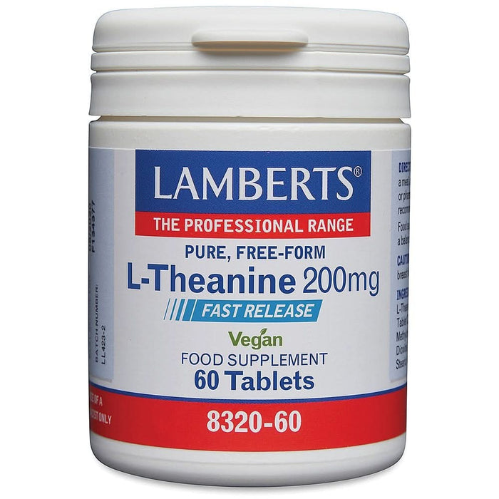 Lamberts L-Theanine 200Mg Fast Release 60 Capsules