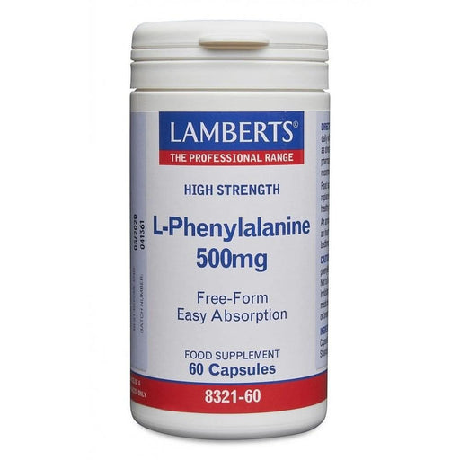 Lamberts L Phenylalanine 500Mg 60 Caps