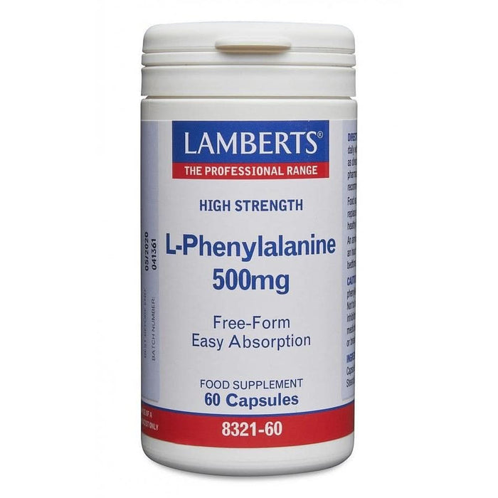 Lamberts L Phenylalanine 500Mg 60 Caps