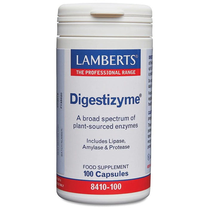 Lamberts Digestizyme (Plant-Sourced Enzymes) 100 Tabs