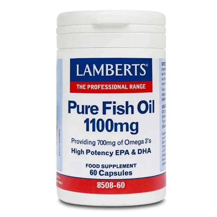 Lamberts Pure Fish Oil 1100Mg 60 Capsules